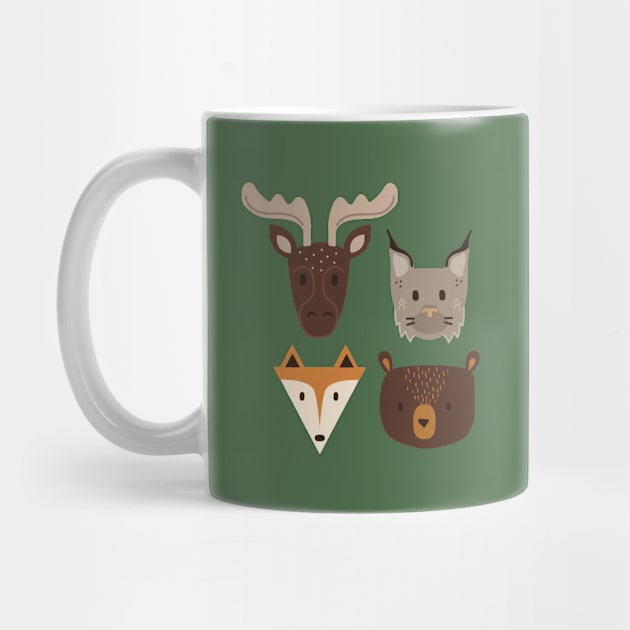 Canadian Creatures by MegDig Design